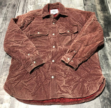 Load image into Gallery viewer, BDG mauve/cream button up light jacket - Hers size S
