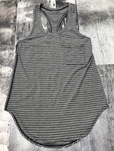 Load image into Gallery viewer, lululemon greys/black athletic tank top - Hers size approx S
