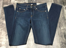 Load image into Gallery viewer, Rag &amp; Bone dark blue low rise skinny jeans - Hers size 26
