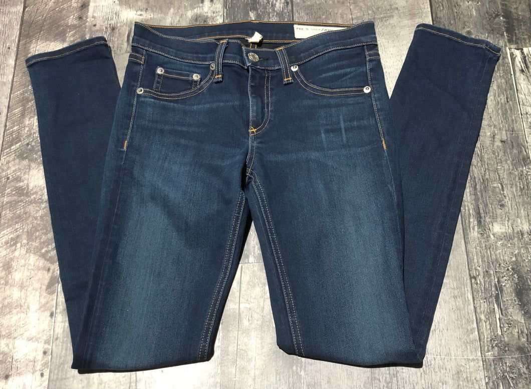 Rag & Bone dark blue low rise skinny jeans - Hers size 26