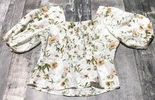 Load image into Gallery viewer, Part Two cream/green blouse - Hers size 36
