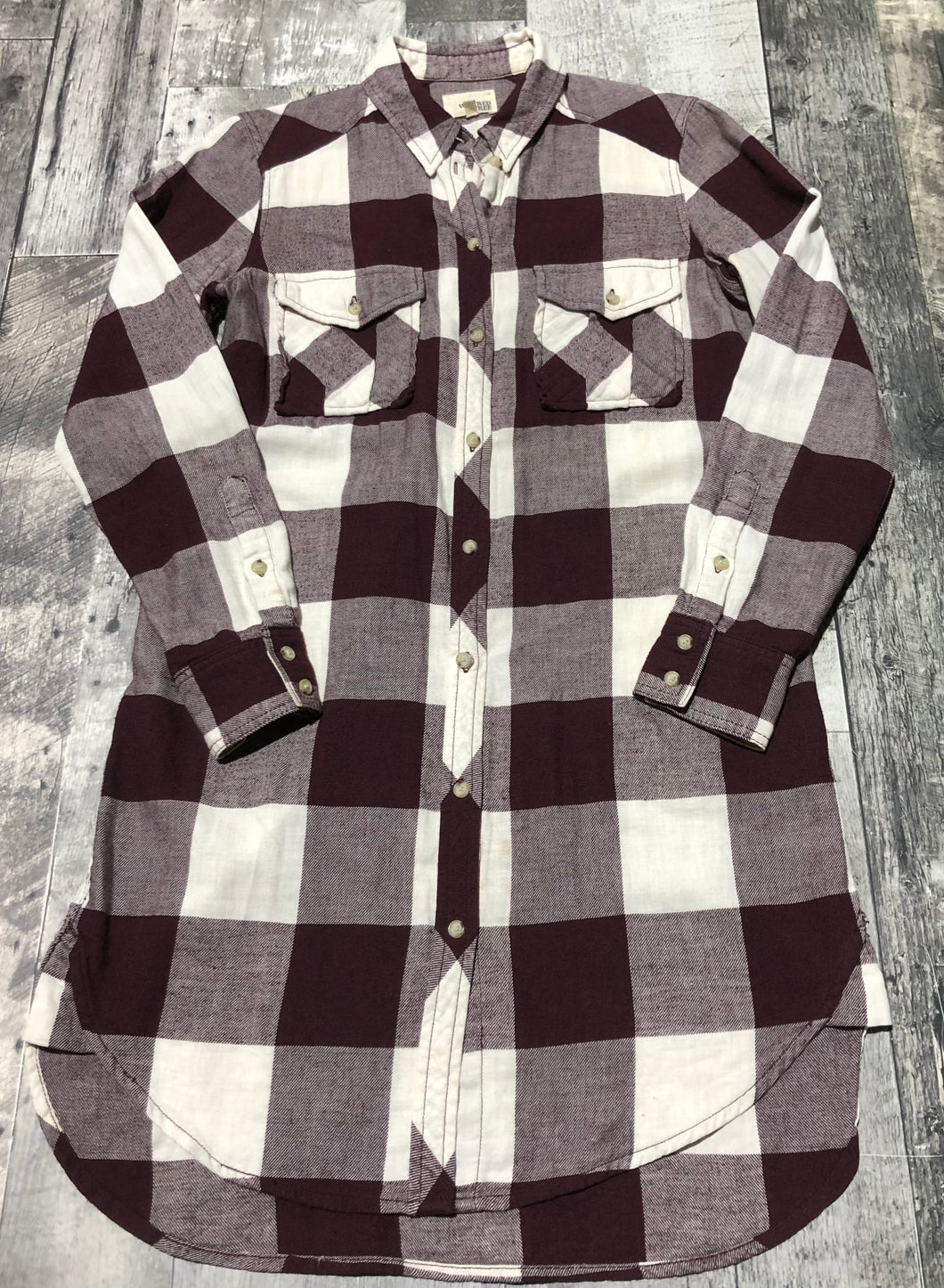 Wilfred Free cream/burgundy dress - Hers size XXS