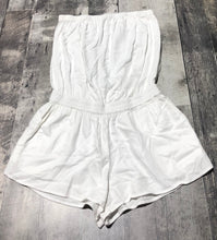 Load image into Gallery viewer, Sunday Best white strapless romper - Hers size S

