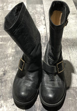 Load image into Gallery viewer, Jimmy Choo black leather boots - Hers size 36.5
