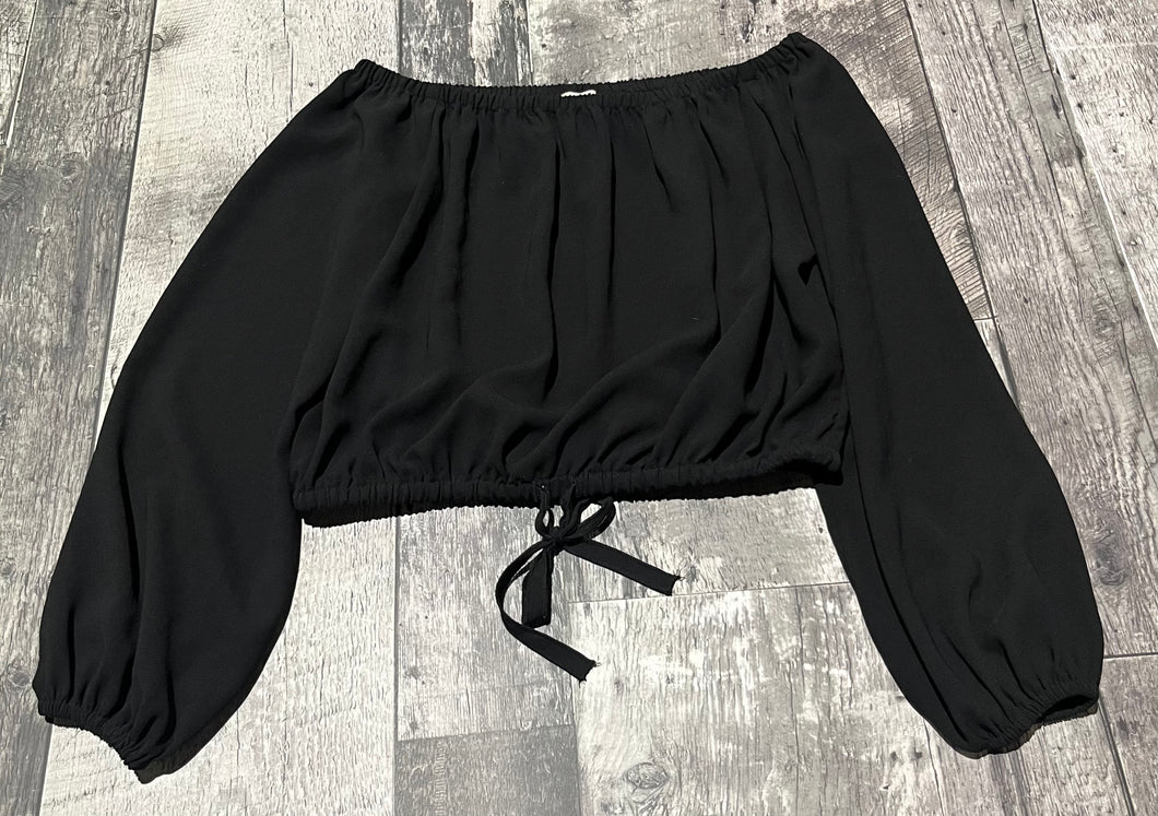 Wilfred black crop blouse - Hers size S