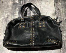 Load image into Gallery viewer, Michael Kors black/gold purse
