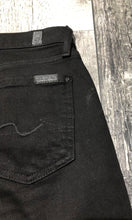Load image into Gallery viewer, 7 for all mankind black mid rise skinny ankle jeans - Hers size 26
