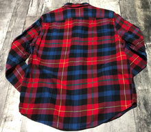 Load image into Gallery viewer, American Eagle red/blue/yellow plaid - His size L
