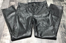 Load image into Gallery viewer, GAP black high rise fake leather slim pants - Hers size 29
