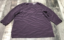 Load image into Gallery viewer, Lacoste purple 3/4 sleeve blouse - Hers size 42
