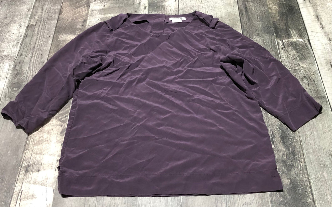 Lacoste purple 3/4 sleeve blouse - Hers size 42
