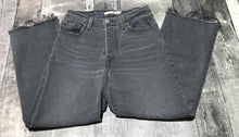 Load image into Gallery viewer, Levi’s grey high rise ribcage straight jeans - Hers size 25
