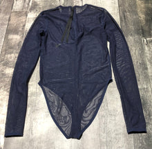 Load image into Gallery viewer, Nike navy sheer bodysuit - Hers size M
