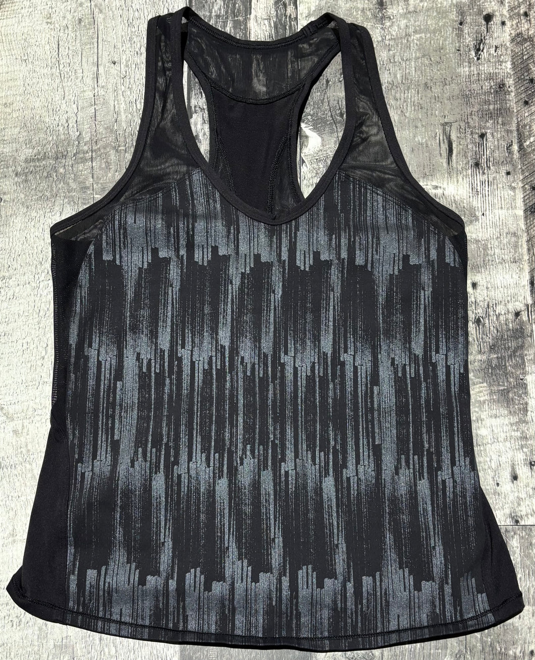 lululemon black/grey tank top - Hers size approx S
