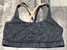 Load image into Gallery viewer, lululemon dark grey/cream sports bra - Hers size approx M
