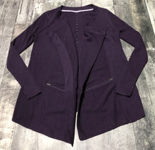 Load image into Gallery viewer, lululemon purple knit cardigan - Hers size approx S
