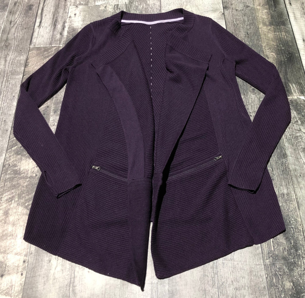lululemon purple knit cardigan - Hers size approx S