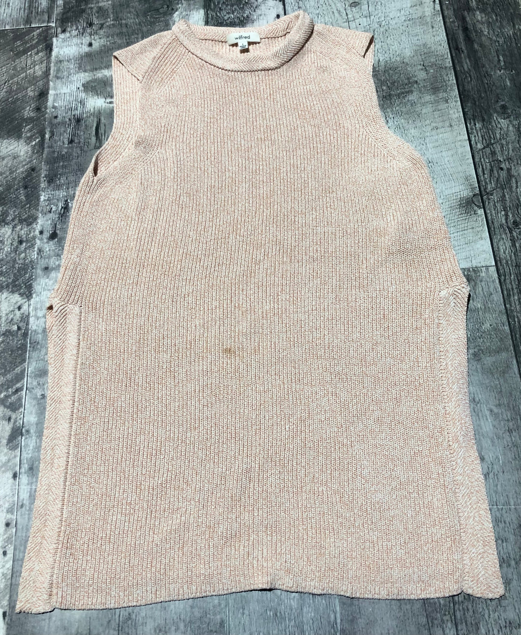 Wilfred peach knit tank top - Hers size S