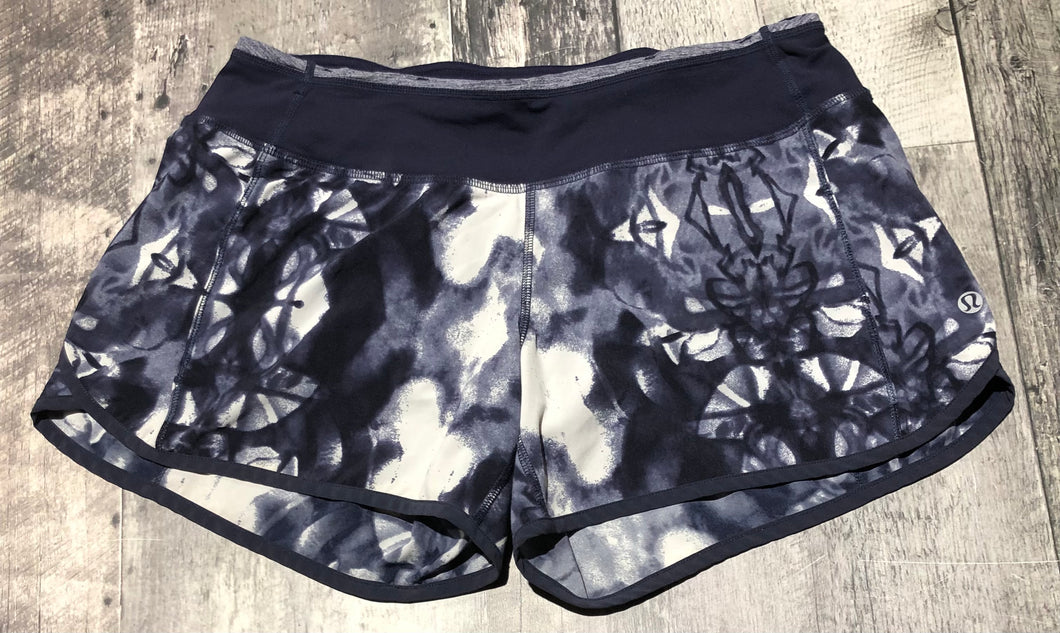lululemon navy/white athletic shorts - Hers size 6