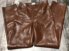 Load image into Gallery viewer, Wilfred brown high rise fake leather pants - Hers size 4
