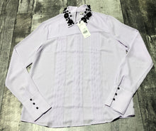 Load image into Gallery viewer, Tristan lavender sheer long sleeve blouse - Hers size XS
