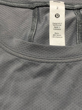 Load image into Gallery viewer, lululemon grey blue cropped tank top - Hers size 2
