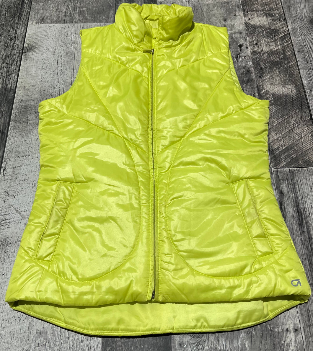 Gap neon yellow puffer vest - Hers size XS