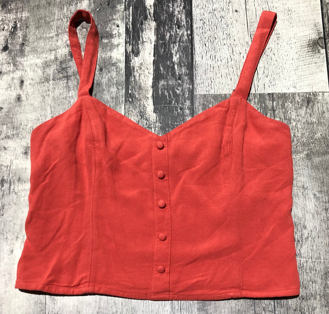 Abercrombie & Fitch orange crop tank top - Hers size M