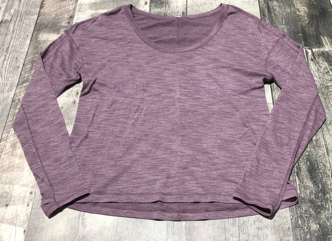 lululemon purple long sleeve - Hers size approx S/M