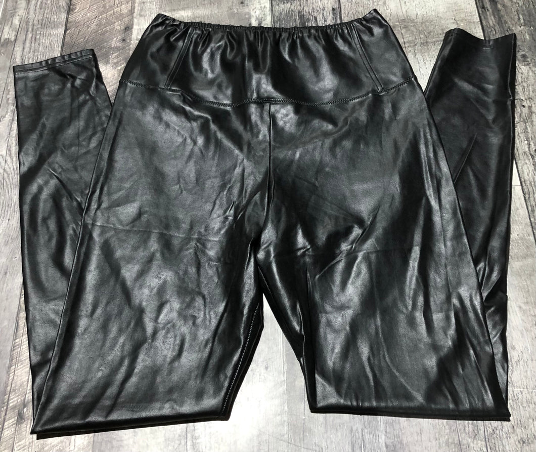 Wilfred Free black fake leather leggings - Hers size L