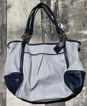 Load image into Gallery viewer, Coach blue/light blue purse
