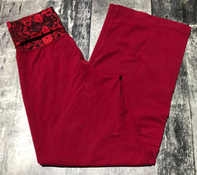 Load image into Gallery viewer, lululemon red high rise wide leg yoga pants - Hers size 4
