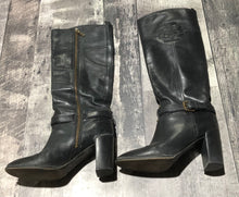 Load image into Gallery viewer, Tory Burch black mid calf heel boots - Hers size 8.5
