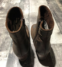 Load image into Gallery viewer, Fly Girl brown wedge boots - Hers size 38
