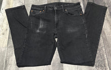 Load image into Gallery viewer, American Eagle black jeans - His size 32 x 34
