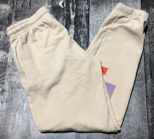 Load image into Gallery viewer, Adidas cream/orange sweatpants - Hers size S
