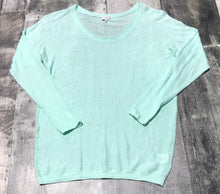 Load image into Gallery viewer, T.Babaton turquoise sheer long sleeve blouse - Hers size XXS
