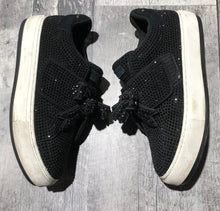 Load image into Gallery viewer, Kurt Geiger black rhinestone sneakers - Hers size 38
