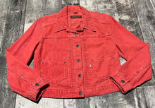 Load image into Gallery viewer, Levis pink cropped light jacket - Hers size S
