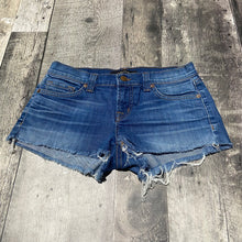 Load image into Gallery viewer, J Brand blue denim shorts - Hers size 24
