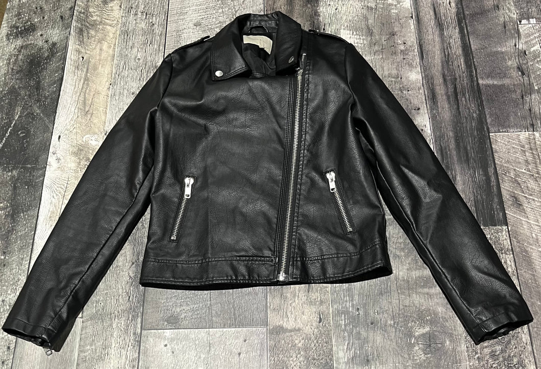 monk & lou black fake leather jacket - Hers size XS
