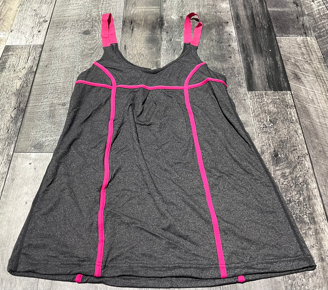 lululemon grey/pink tank top - Hers size approx S/M