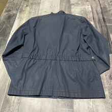 Load image into Gallery viewer, Theory navy jacket - Hers size L
