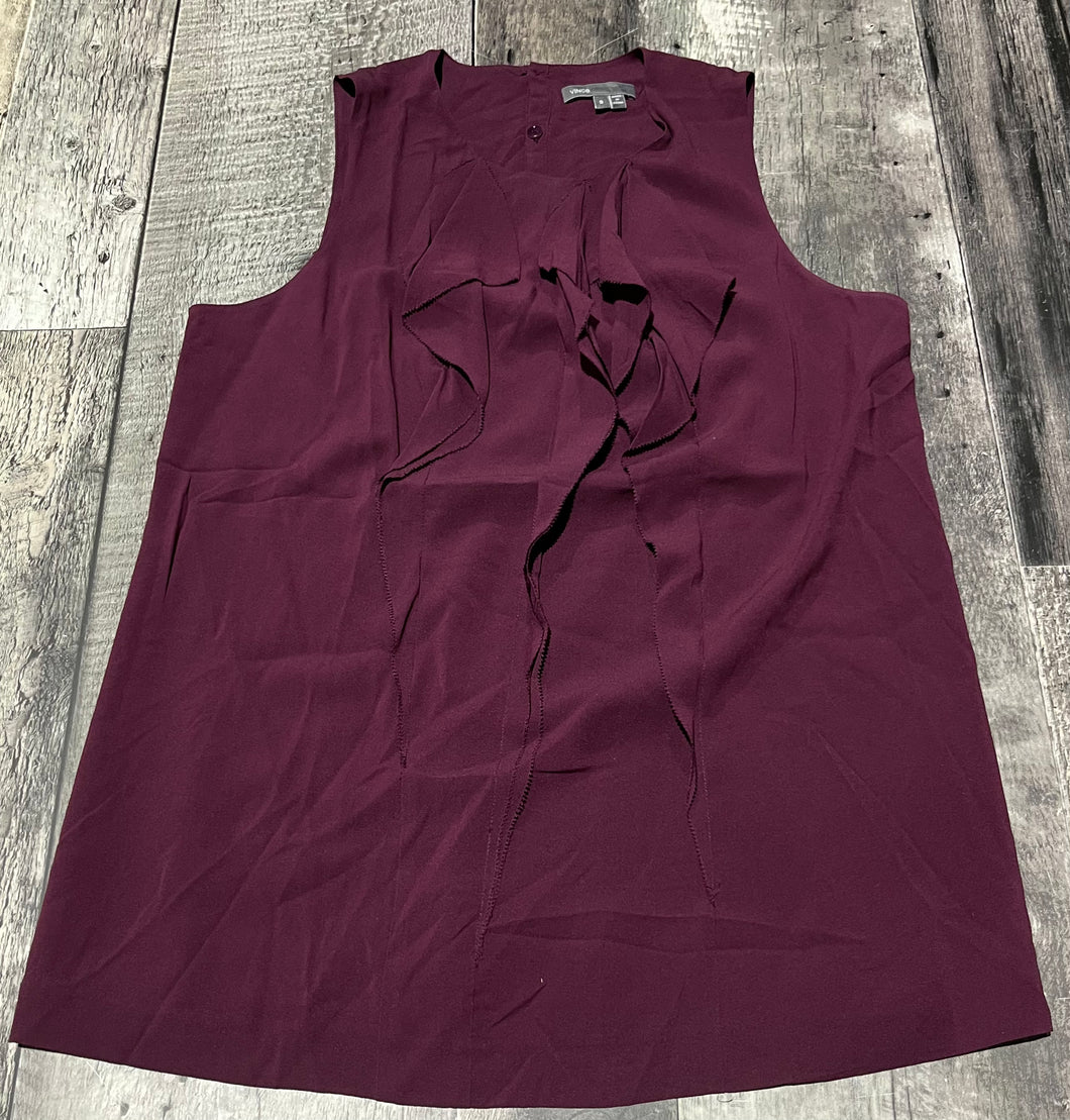 Vince purple tank blouse - Hers size 8