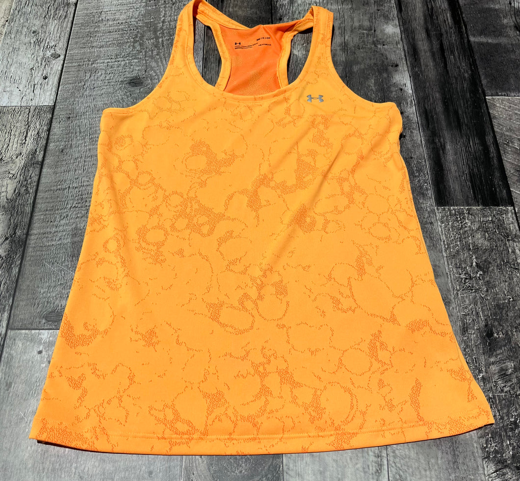 Under Armour orange tank top - Hers size S