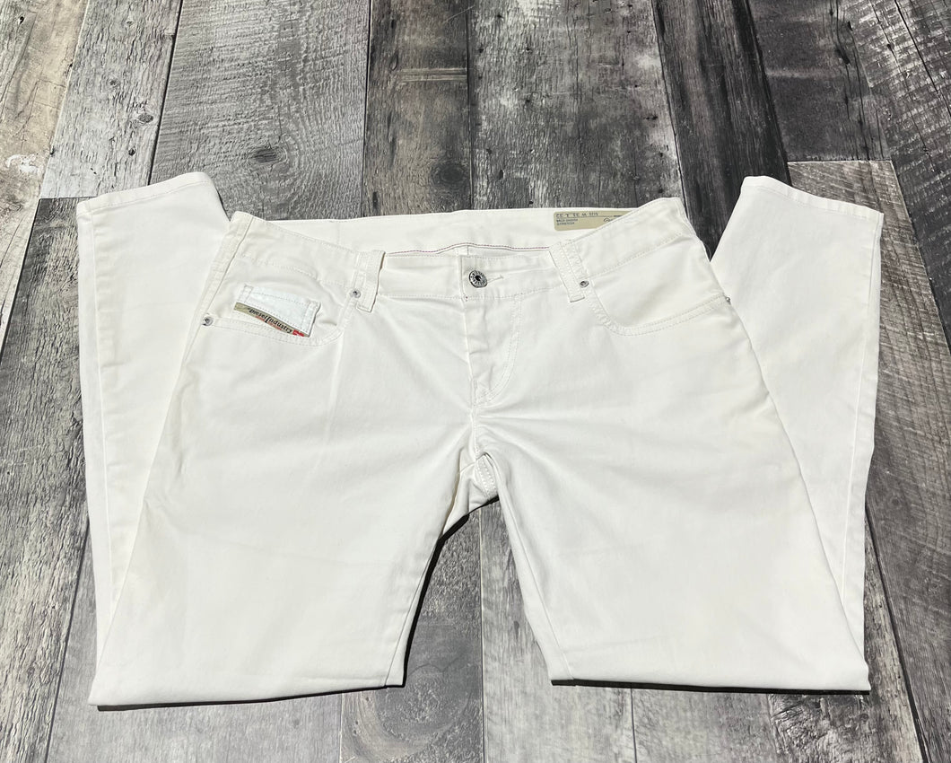 Diesel white low rise pants - Hers size 31