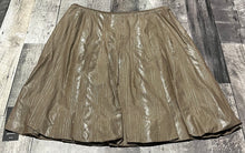 Load image into Gallery viewer, BCBG brown/silver skirt - Hers size 8
