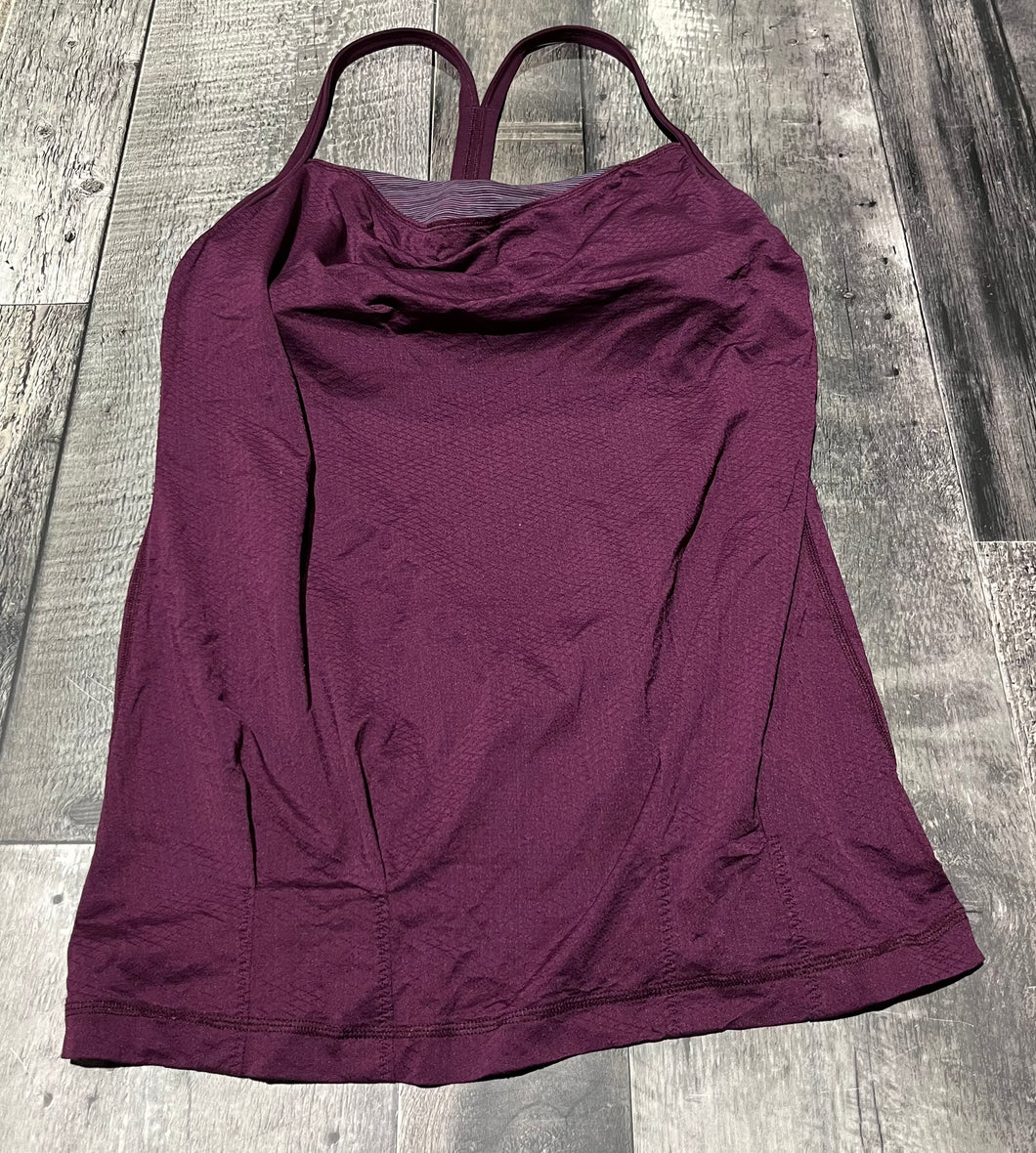 Lululemon purple top - Hers no size approx 8-10