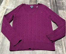 Load image into Gallery viewer, Chaps purple sweater - Hers size XL
